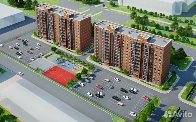 2-к квартира, 49.3 м², 6/10 эт.