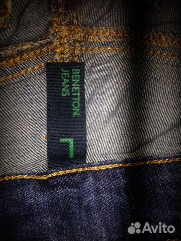 Джинсы Benetton для девочки 9-10 лет, размер L Джинсы Benetton для девочки 9-10 лет, размер L