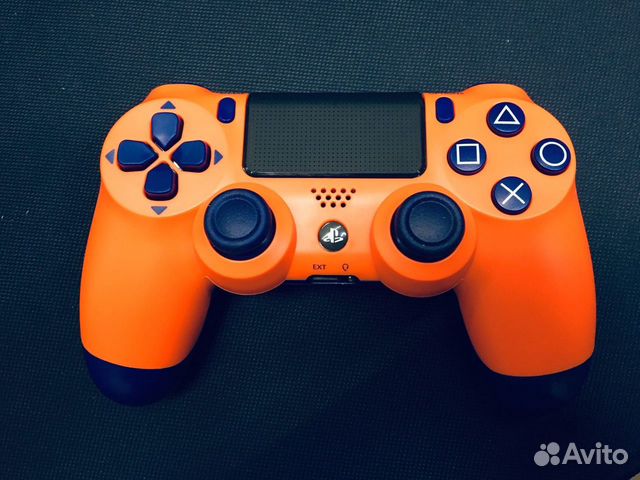 Джойстик геймпад PS4 V2 Оранжевый закат Джойстик геймпад PS4 V2 Оранжевый закат