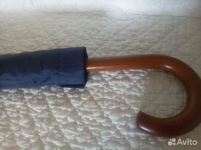 Зонт трость с дерев ручкой