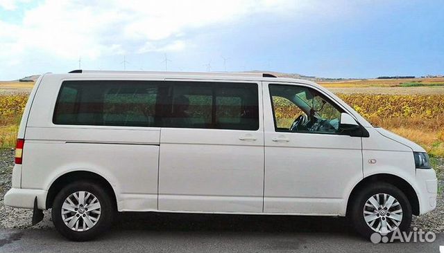 Рейлинги интегрированные на Volkswagen T5 T6