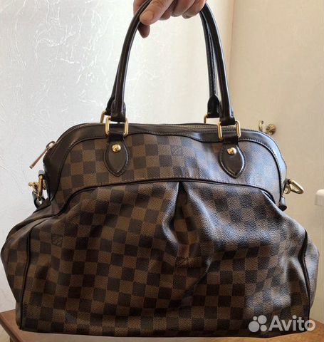 Сумка Louis Vuitton Trevi GM Damier Ebene Canvas о