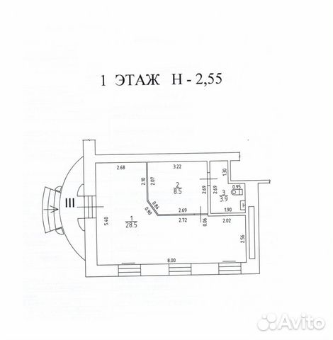 Сдам торговое помещение, 40.90 м²