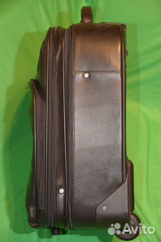 Enzorossi чемодан на колесах кожаный Италия