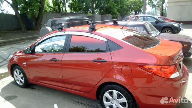Багажник на крышу для Hyundai Solaris / Kia Rio Багажник на крышу для Hyundai Solaris / Kia Rio