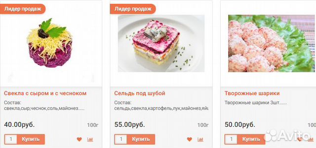 Доставка и приготовление обедов для компаний