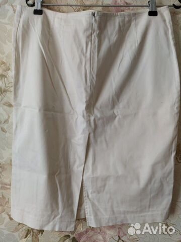 Юбка.Белая.тонкая ткань