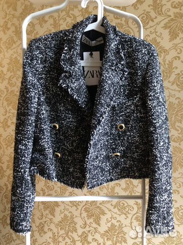Твидовый пиджак Zara в стиле Chanel Твидовый пиджак Zara в стиле Chanel