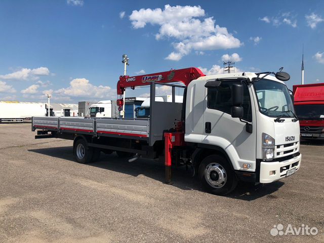 Isuzu FSR 90 борт 7 тонн кму Unic 370 2017 г