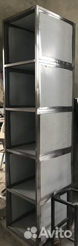 Шкаф из нержавейки открытый