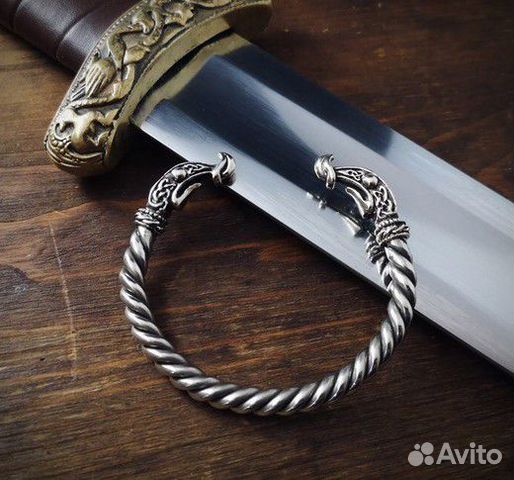 Браслет викингов или браслет Рагнара из нейзильбер Браслет викингов или браслет Рагнара из нейзильбер