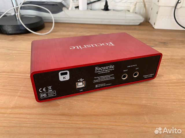 Звуковая карта focusrite scarlett 2i2