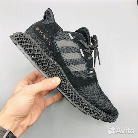 Кроссовки Adidas ZX 4000 4D черные Кроссовки Adidas ZX 4000 4D черные