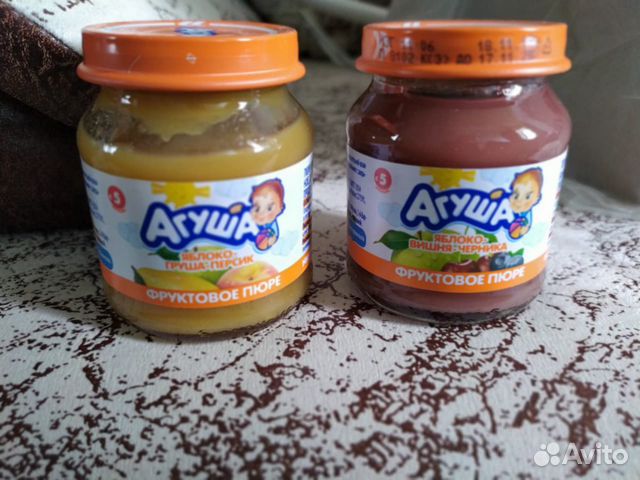 Детское фруктовое пюре Агуша Детское фруктовое пюре Агуша