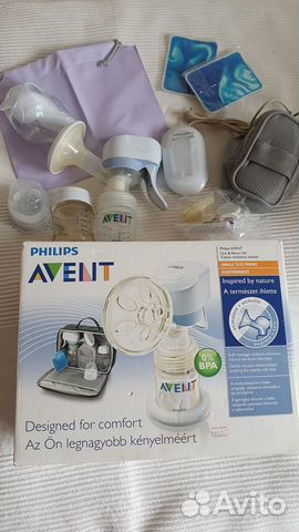 Молокоотсос электрический Avent с термосумкой и ак Молокоотсос электрический Avent с термосумкой и ак