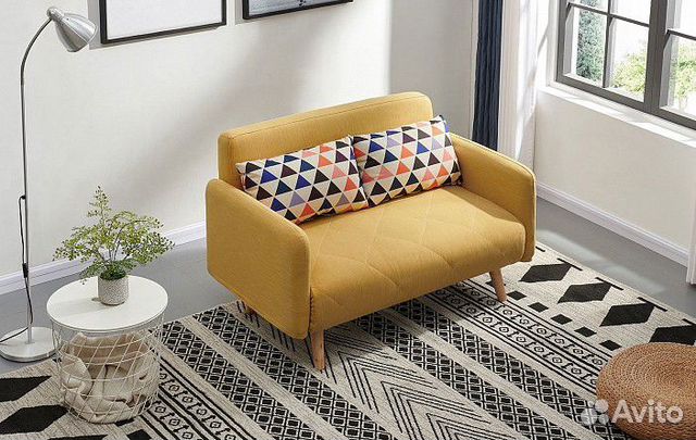 Диван-кровать Cardiff, желтый