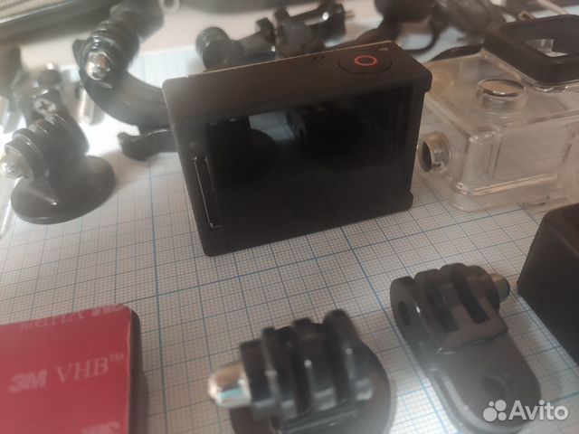 Камера GoPro Hero 4 silver и аксессуары