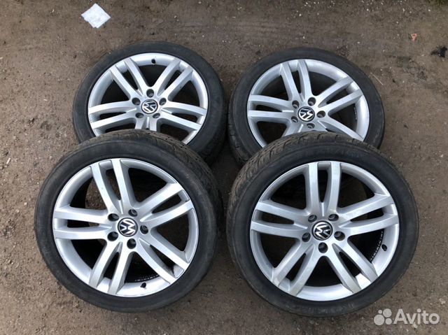 Оригинальные диски VAG 4l0601025m на резине Оригинальные диски VAG 4l0601025m на резине