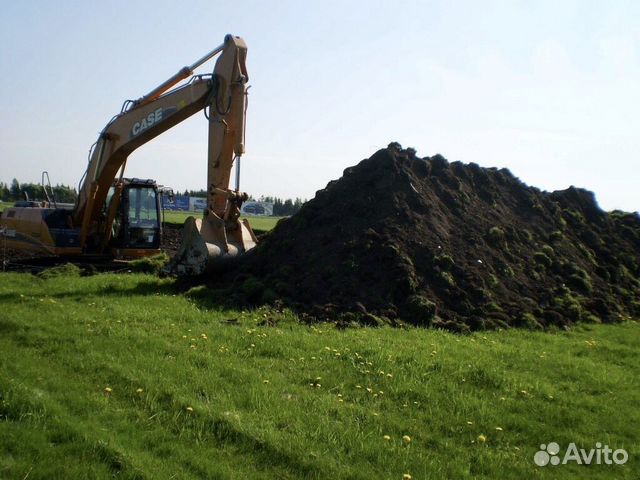Плодородный верхний слой очищенный грунт
