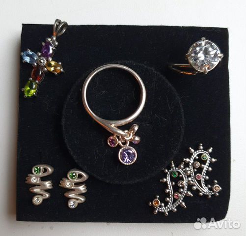Ювелирная бижутерия jenavi серебро Swarovski кольц Ювелирная бижутерия jenavi серебро Swarovski кольц