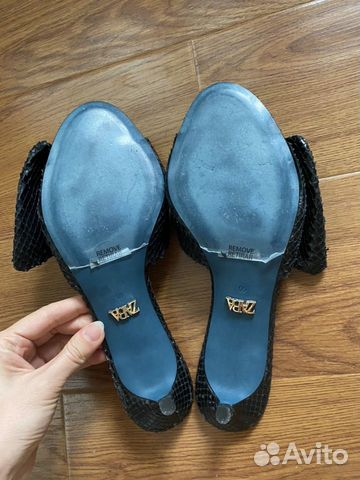 Новые кожаные мюли Zara Новые кожаные мюли Zara
