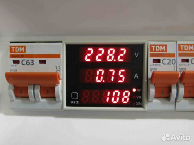 Измеритель мощности на DIN