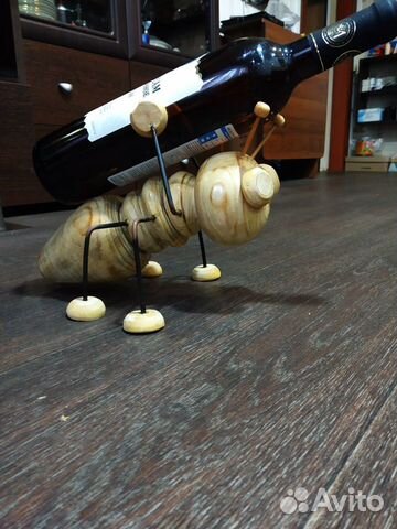 Фигурки из дерева держатель для бутылок или телефо