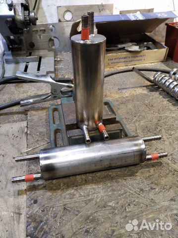 Теплообменник. Подогреватель дизельного топлива