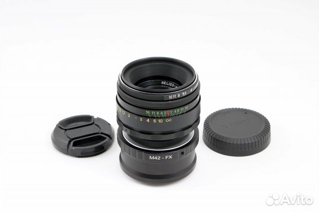Гелиос-44-2 58 mm f/ 2 + переходник Fuji FX