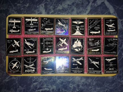 Коллекционный набор значков (авиация)