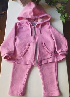 Спортивный розовый костюм Gulliver Baby 80р