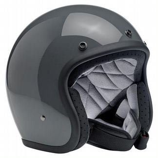 Культовый Шлем Biltwell Bonanza Storm Grey L Новый