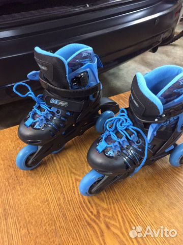 Ролики раздвижные 28-31 б/у 30 минут(новые)