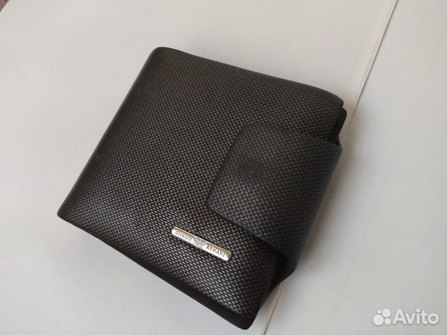 Портмоне (кошелек) Giorgio Armani мужской кожа