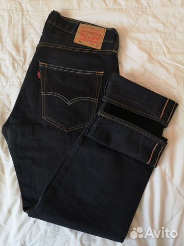 levis 501 black selvedge