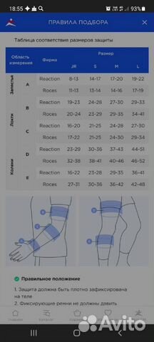 Защита для роликов reaction