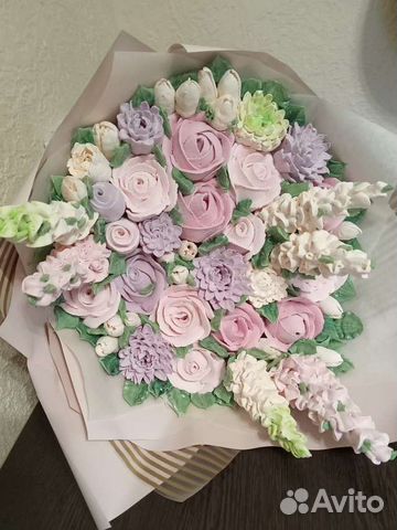 Съедобные букеты из зефира