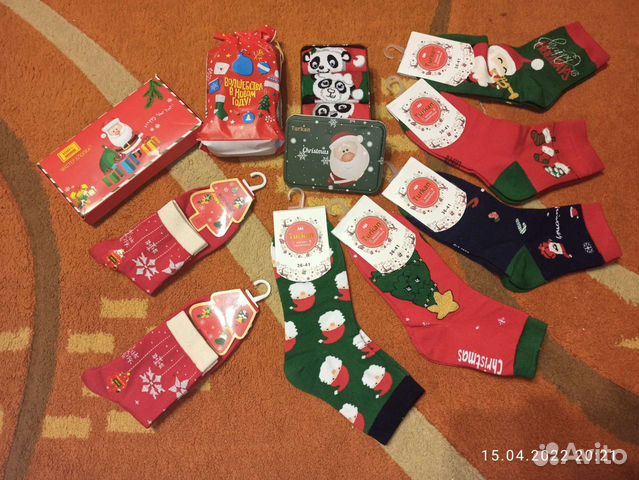 Набор новогодних носочков