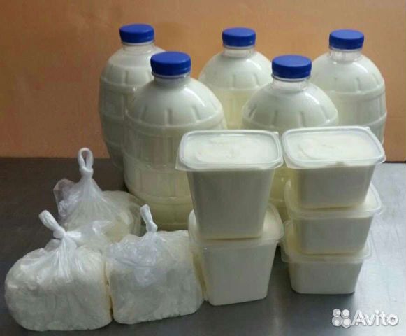 Козье и коровье молоко, мясо, домашние продукты