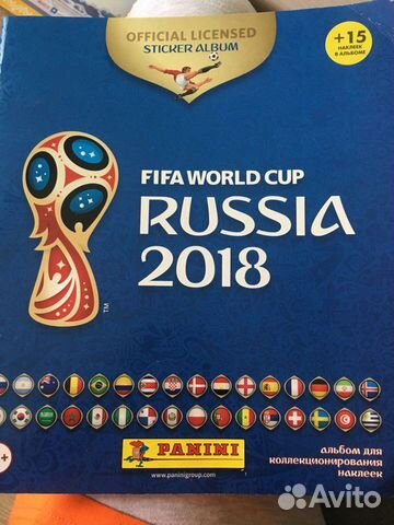 Коллекционные наклейки panini fifa World Cup Russi