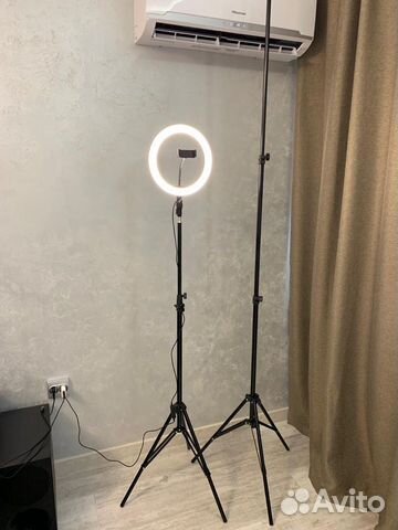 Штатив, кольцевая лампа 26/30/36/45 см