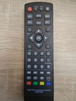 Пульт универсальный для DVB-T2 приставок, новый