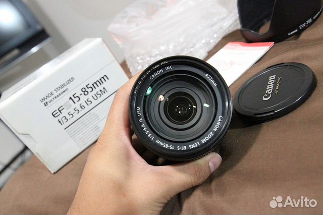 Canon EF-S 15-85mm f/3.5-5.6 IS USM, новый