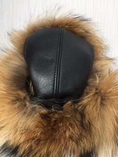Шапка ушанка натуральный мех