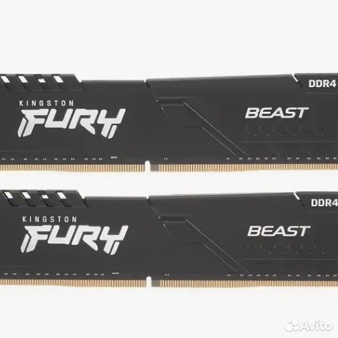 Kf432c16bbk2 16 ddr4 kingston fury beast black