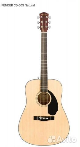Акустическая гитара fender cd 60s nat