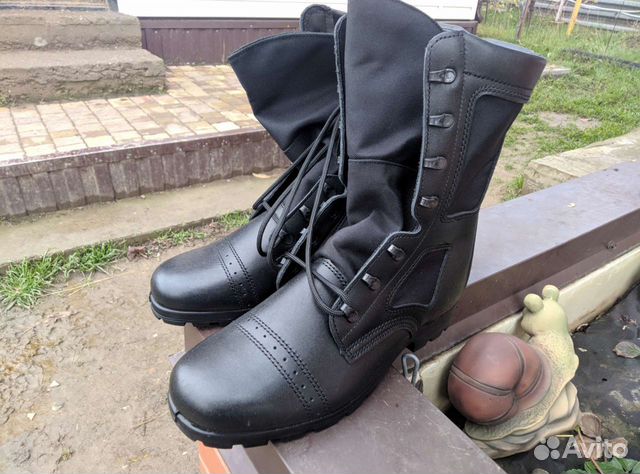 Кожаная обувь Военная