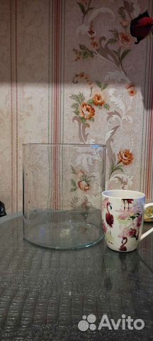 Ваза ведро стекло