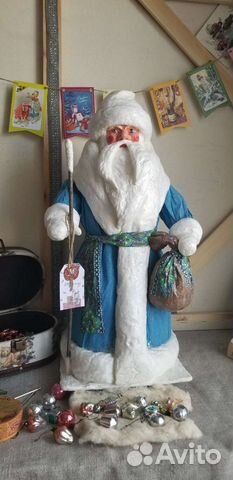 Ватный Дед Мороз и Снегурочка СССР. Авторская ра