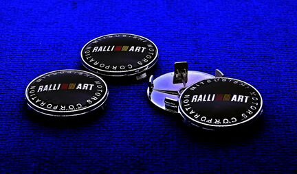 Комплект колпаков Ralliart 62,63,65,66,68,74 мм